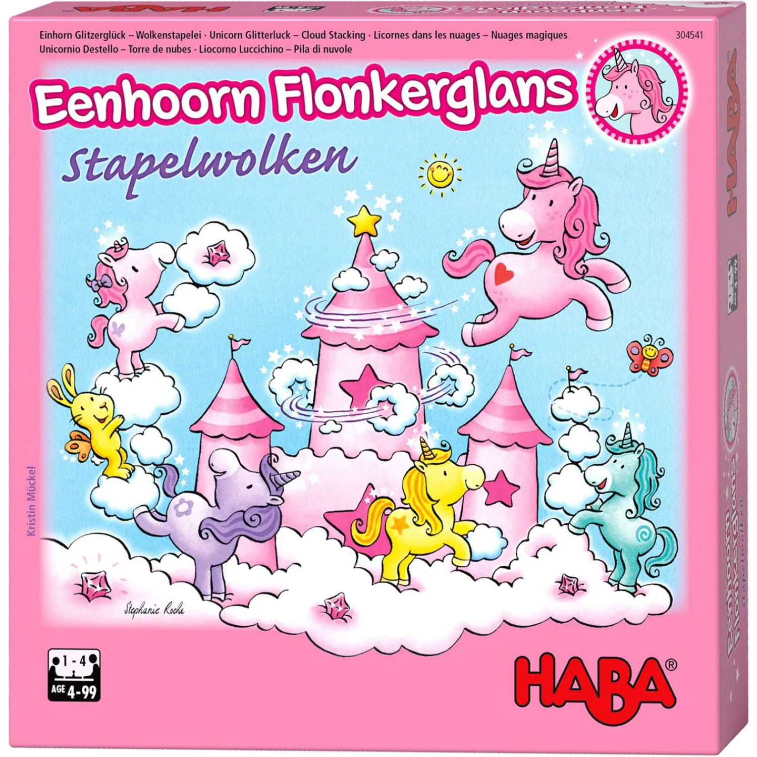 Spel - Eenhoorn Flonkerglans Stapelwolken-Haba New