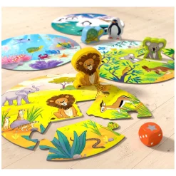 Spel Waar Wonen de Leeuw en Zijn Dierenvriendjes-Haba Outlet