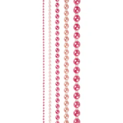 Halve Plakparels Roze 2-8mm, 140st.-Creativ Company New