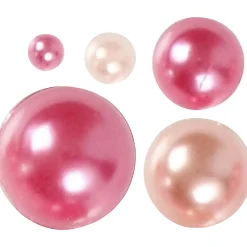 Halve Plakparels Roze 2-8mm, 140st.-Creativ Company New