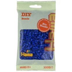 Hama Midi Bio Strijkkralen - Blauw (008), 1000st. Clearance