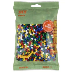 Hama Midi Bio Strijkkralen - Kleurenmix (198), 3000st.