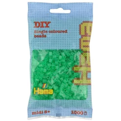 Hama Midi Strijkkralen - Groen Transparant (016), 1000st. New