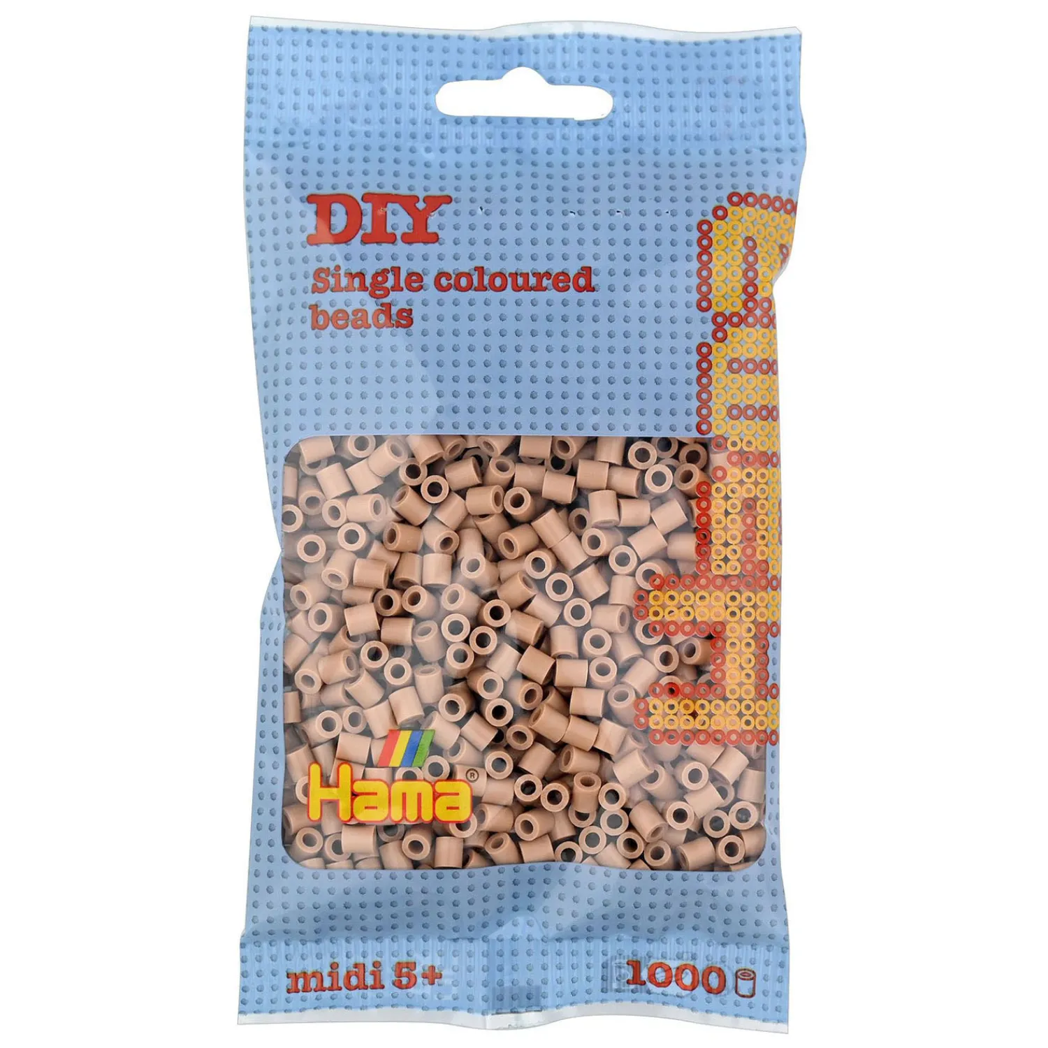 Hama Midi Strijkkralen - Geelbruin (207-75), 1000st. New