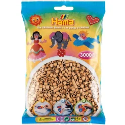 Hama Midi Strijkkralen - Geelbruin (201-75), 3000st. Outlet