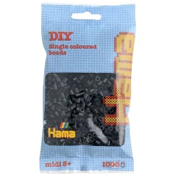 Midi Strijkkralen - Zwart (018), 1000st.>Hama Clearance