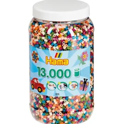 Midi Strijkkralen in Pot - Mix (58), 13.000st.>Hama Outlet