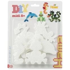 Hama Midi Strijkkralenbordjes - Dieren, 4st. Online