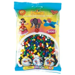 Midi Strijkkralenmix - Primair 1 (201-66), 3000st.>Hama Outlet