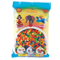 Midi Strijkkralenmix - Neon (201-51), 3000st.-Hama Hot