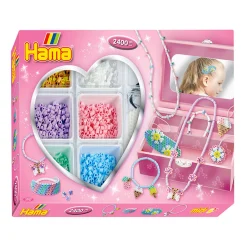 Hama Midi Strijkkralenset Sieraden Maken Roze , 2400st.