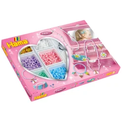 Hama Midi Strijkkralenset Sieraden Maken Roze , 2400st.