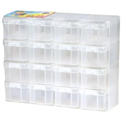 Strijkkralen Opbergbox Set met 16 opbergdoosjes>Hama Discount