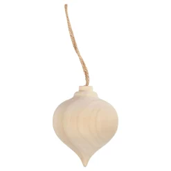 Hanger Puntige Houten Kerstbal-Creativ Company Best