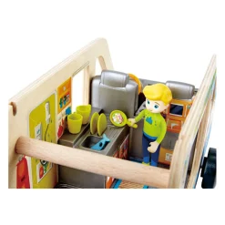 Hape Houten Avonturenbus Poppenhuis Hot