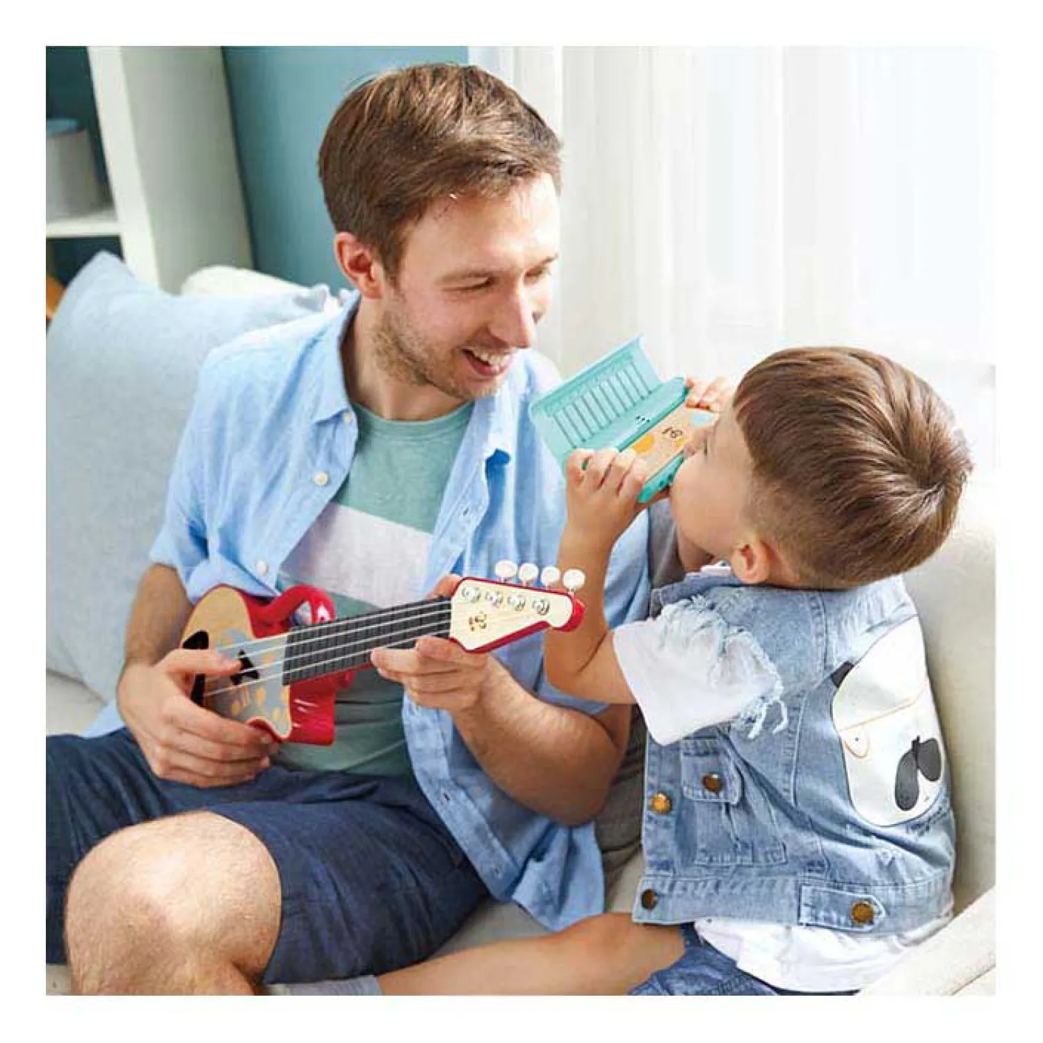 Hape Leer met Licht Mondharmonica Outlet