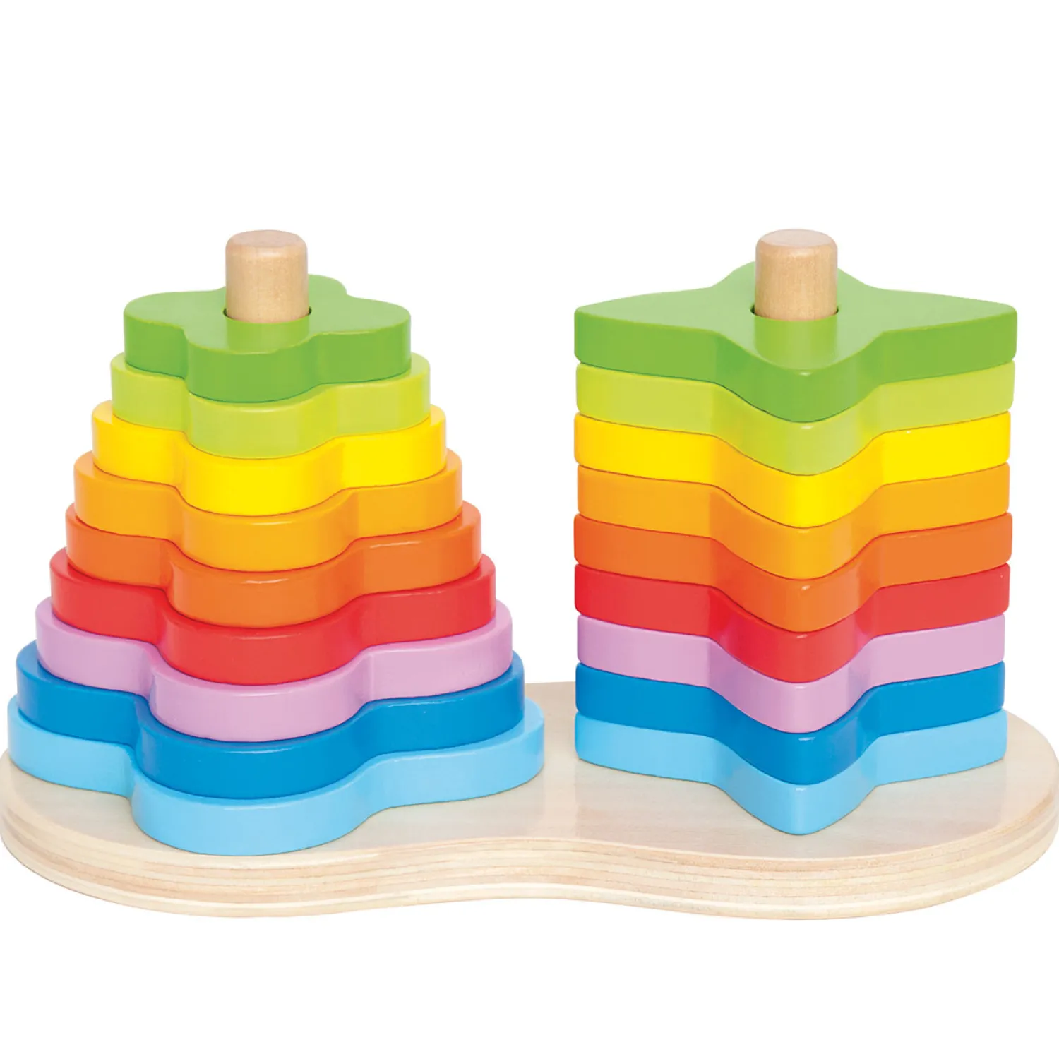 Stapeltoren Regenboog-Hape New