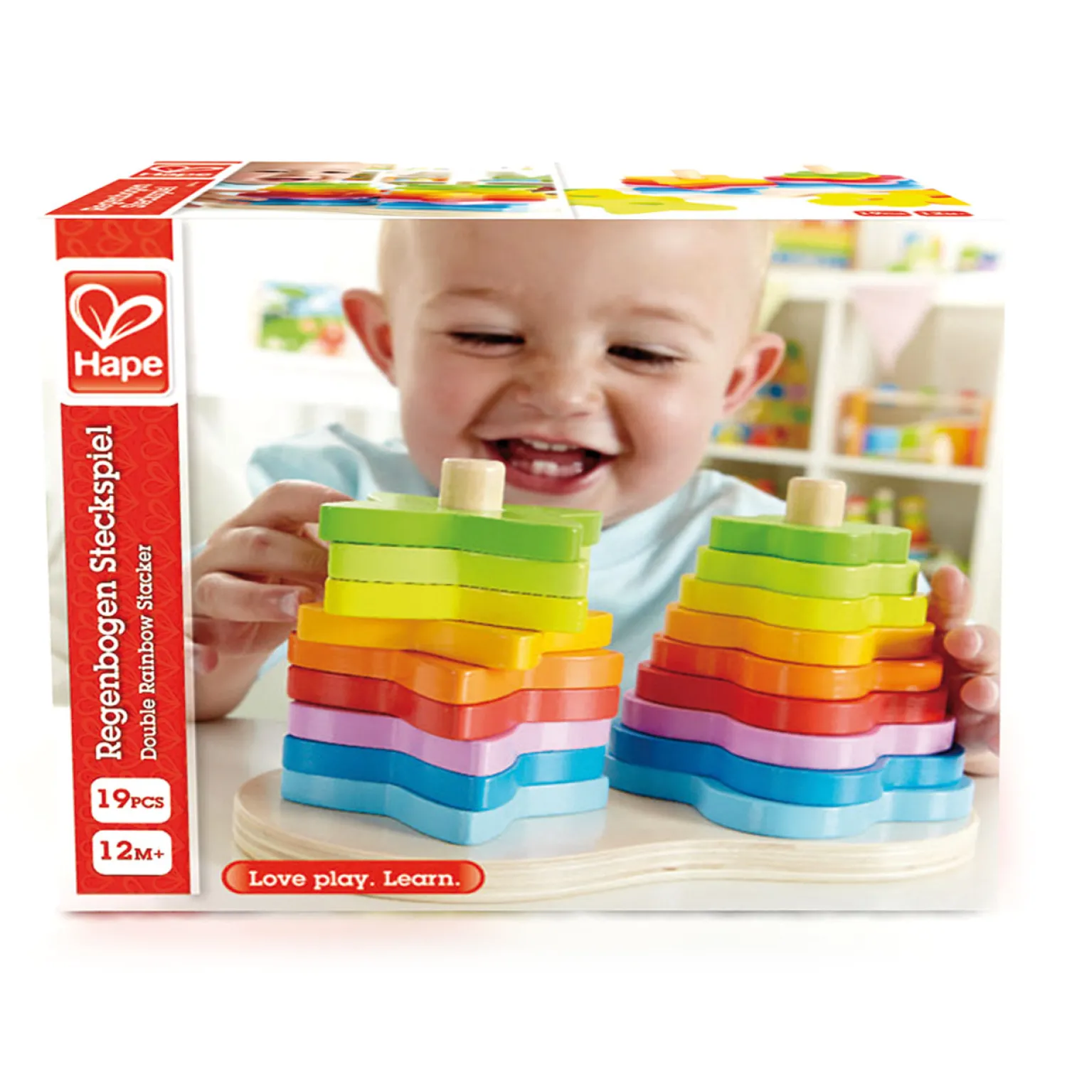 Stapeltoren Regenboog-Hape New