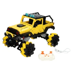 Happy Build Bestuurbare RC Bouwsteentjes Set Pickup Truck - 1490dlg. Hot