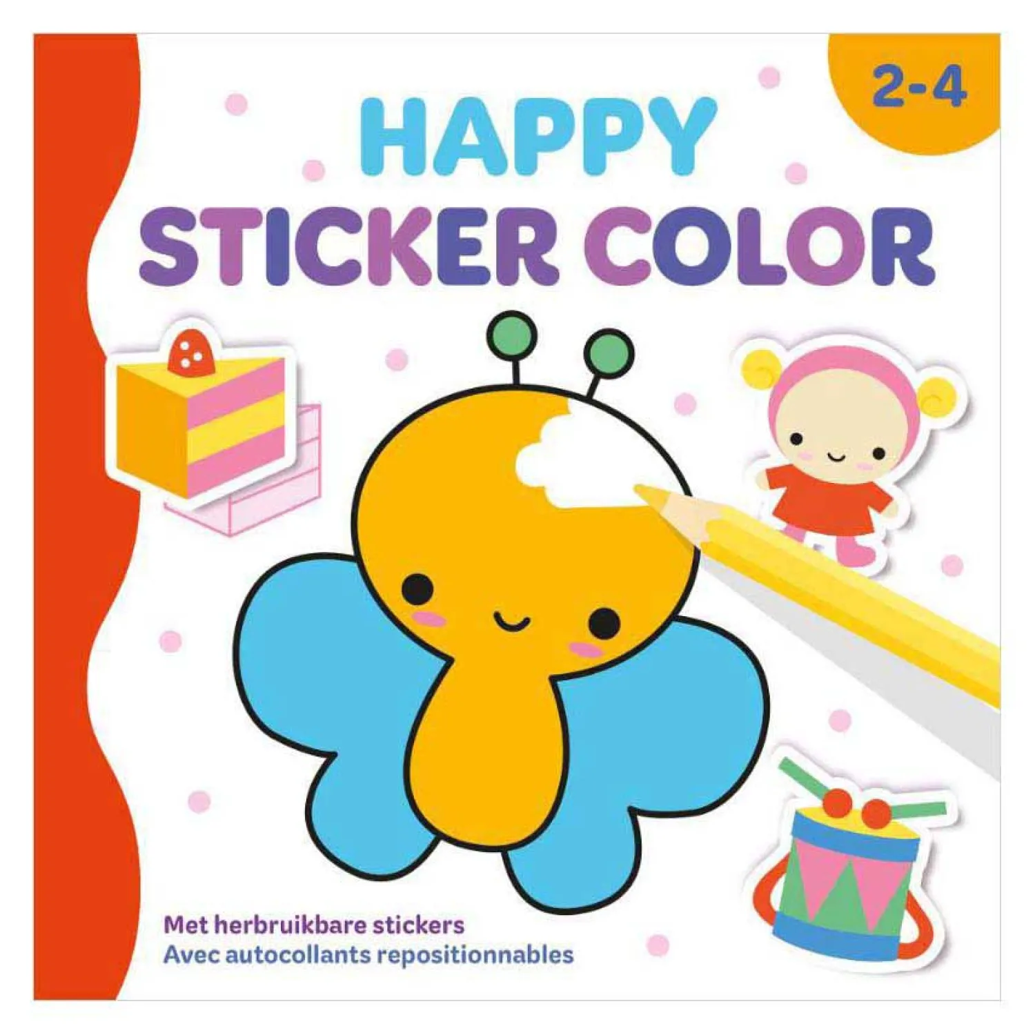 Happy Sticker Color - 2-4 jaar-Deltas Outlet