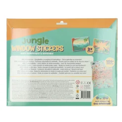 Wins Holland Herbruikbare Jungledieren Raamstickers, 150st. New