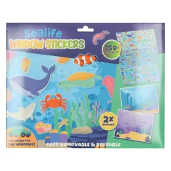 Wins Holland Herbruikbare Zeedieren Raamstickers, 150st. Online