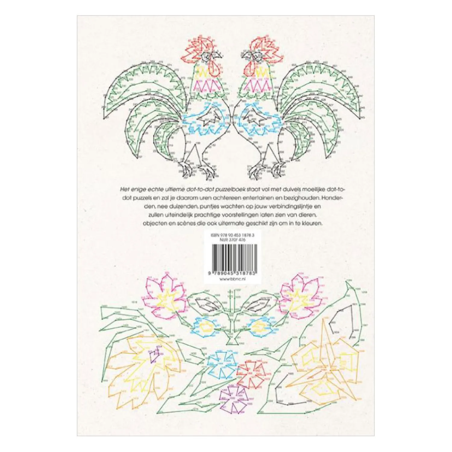 Het Enige Echte Ultieme Dot To Dot Puzzelboek Volwassenen-Uitgeverij Kluitman Hot