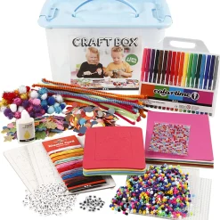 Creativ Company Hobbybox Blauw met Creatieve Materialen, 1st. Online