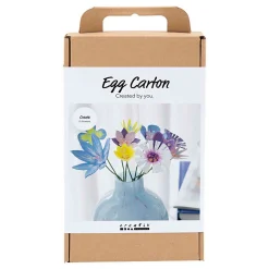 Hobbyset Bloemen van Eierdozen Pastelkleuren>Creativ Company Hot