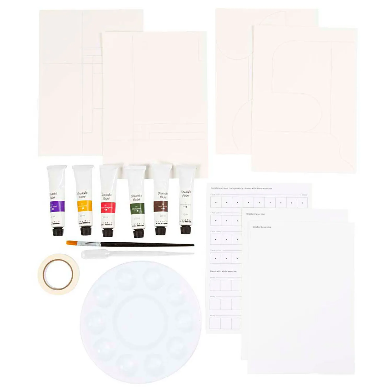 Creativ Company Hobbyset Gouache Schilderijen Discount