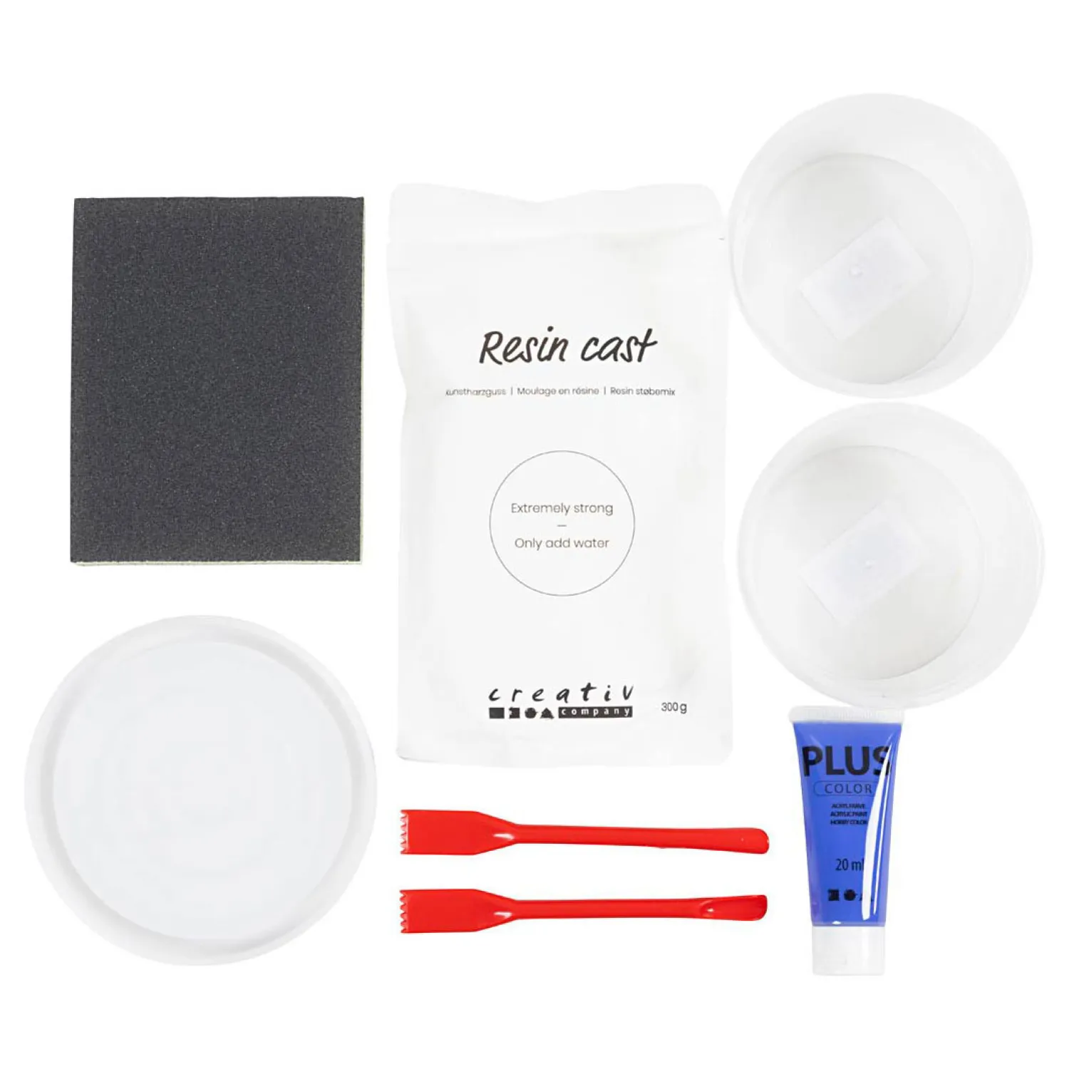 Hobbyset Hars Gieten Rond Dienblad Marmereffect-Creativ Company Discount