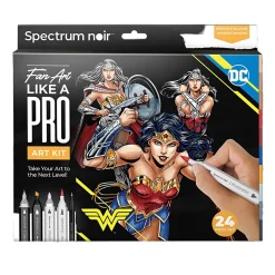 Hobbyset Illustratie Stripboekhelden Wonder Woman Kleurset>Creativ Company Sale