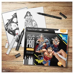 Hobbyset Illustratie Stripboekhelden Wonder Woman Kleurset><noscript><img width=