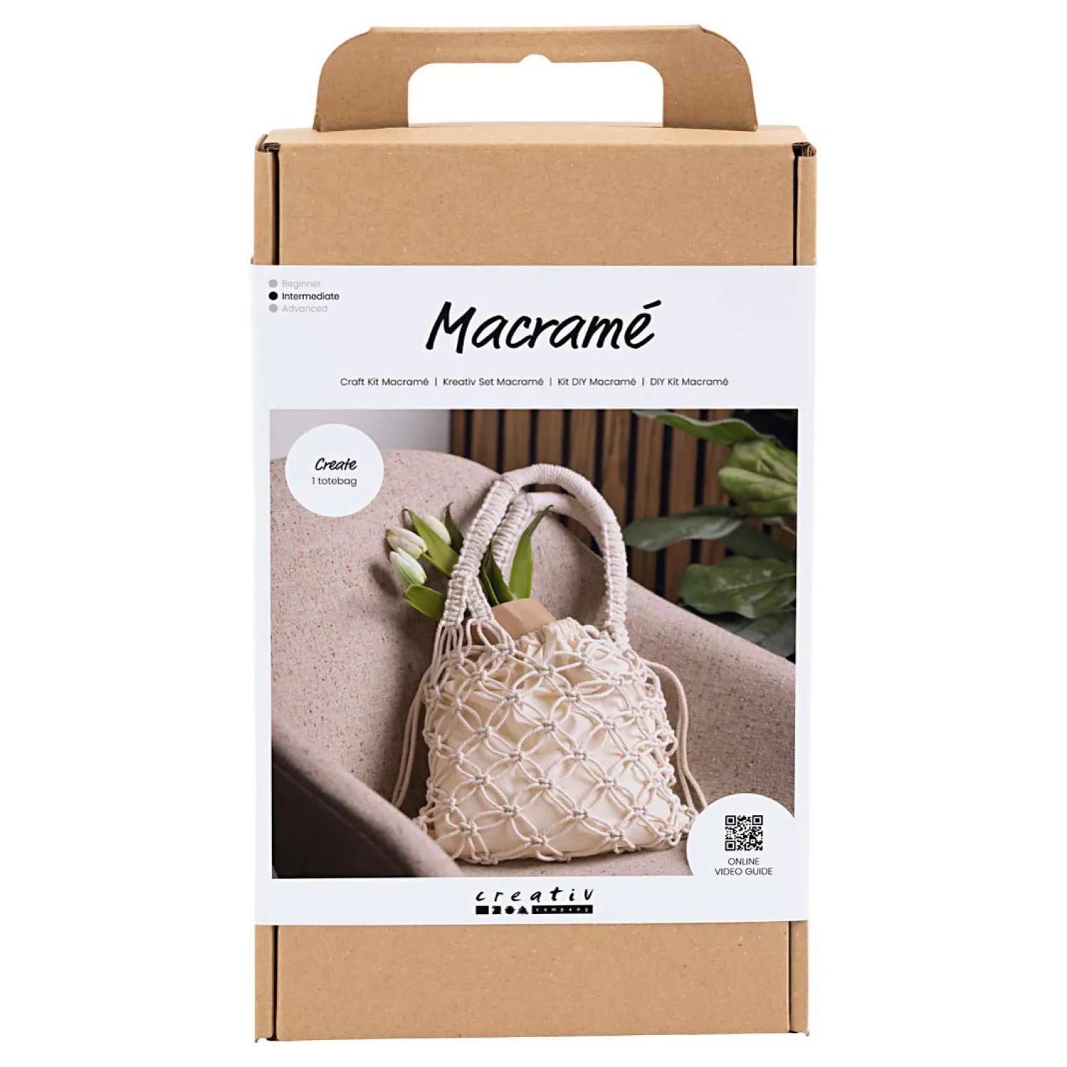 Creativ Company Hobbyset Macrame Tas Wit Discount