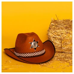 Hoed Sheriff Junior Bruin>Boland Sale