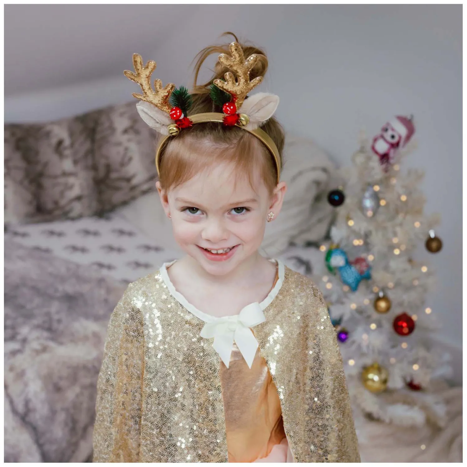 Great Pretenders Holiday Rudolph Haarband - Goud