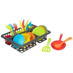 Toi-Toys Home Food Afwasrek met Bestek en Pannen, 27dlg. Clearance