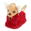 Toi-Toys Hond Pluche Chihuahua Handtas Rood New