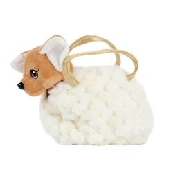 Hond Pluche Chihuahua Handtas Wit>Toi-Toys