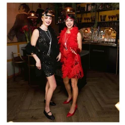 Hoofdband Flapper Zwart-Boland Hot