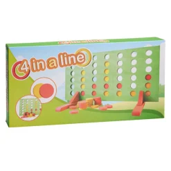 Houten 4 op een Rij Spel- New