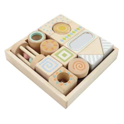 Houten Activeitein Blokken, 14dlg.- Sale