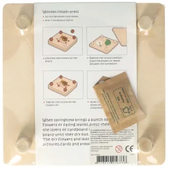 Houten Bloemenpers- Sale