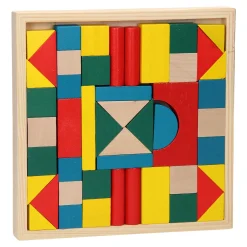 Houten Bouwblokken, 48dlg.- Outlet