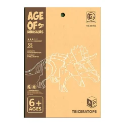 Houten Bouwpakket 3D Triceratops Hot
