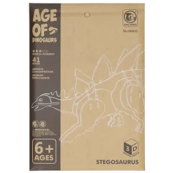 Houten Bouwpakket Dino 3D Stegosaurus-