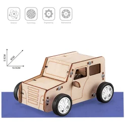 Houten Bouwpakket Pull String Auto> Hot