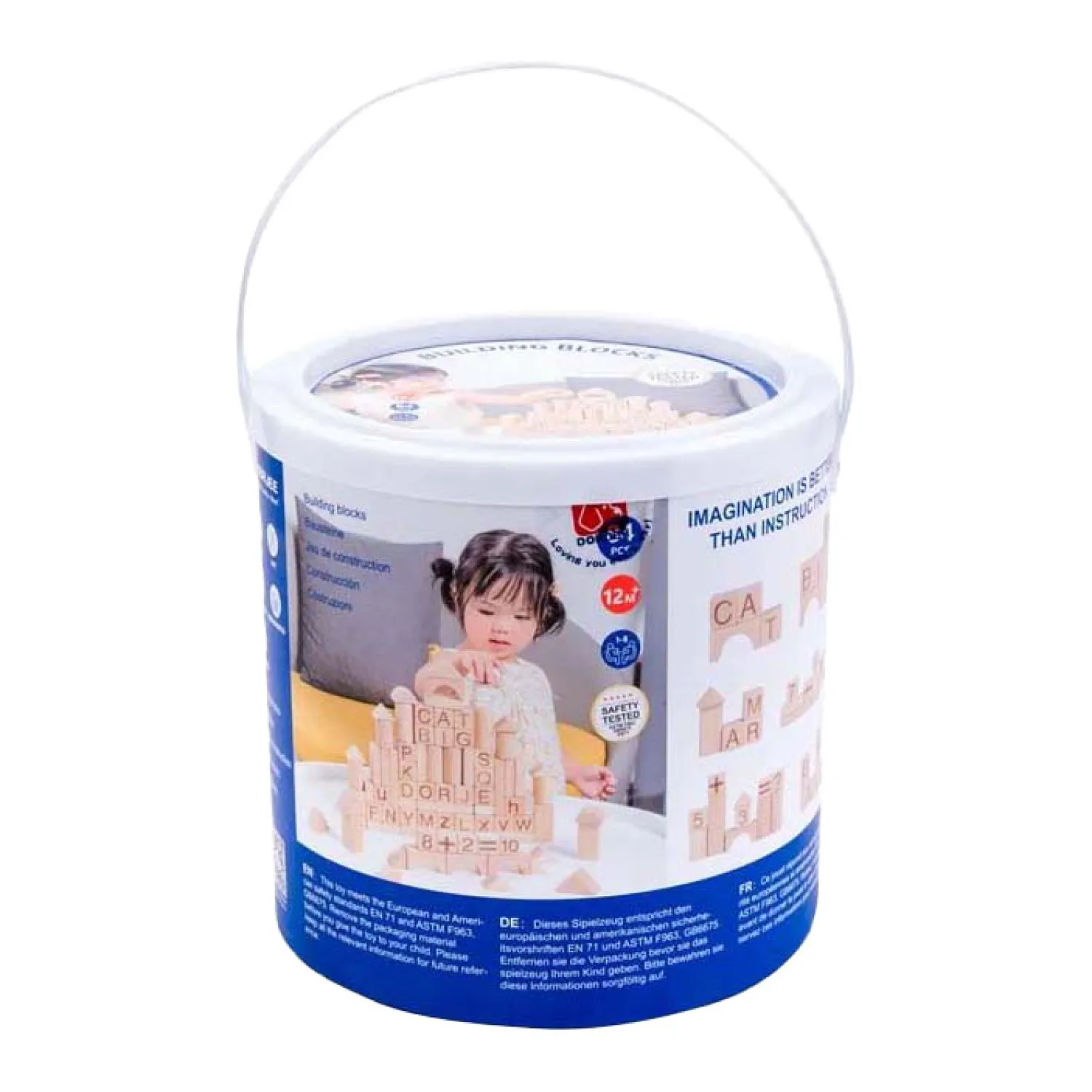 Houten Bouwplankjes Naturel, 84st. Online