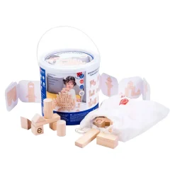 Houten Bouwplankjes Naturel, 84st. Online