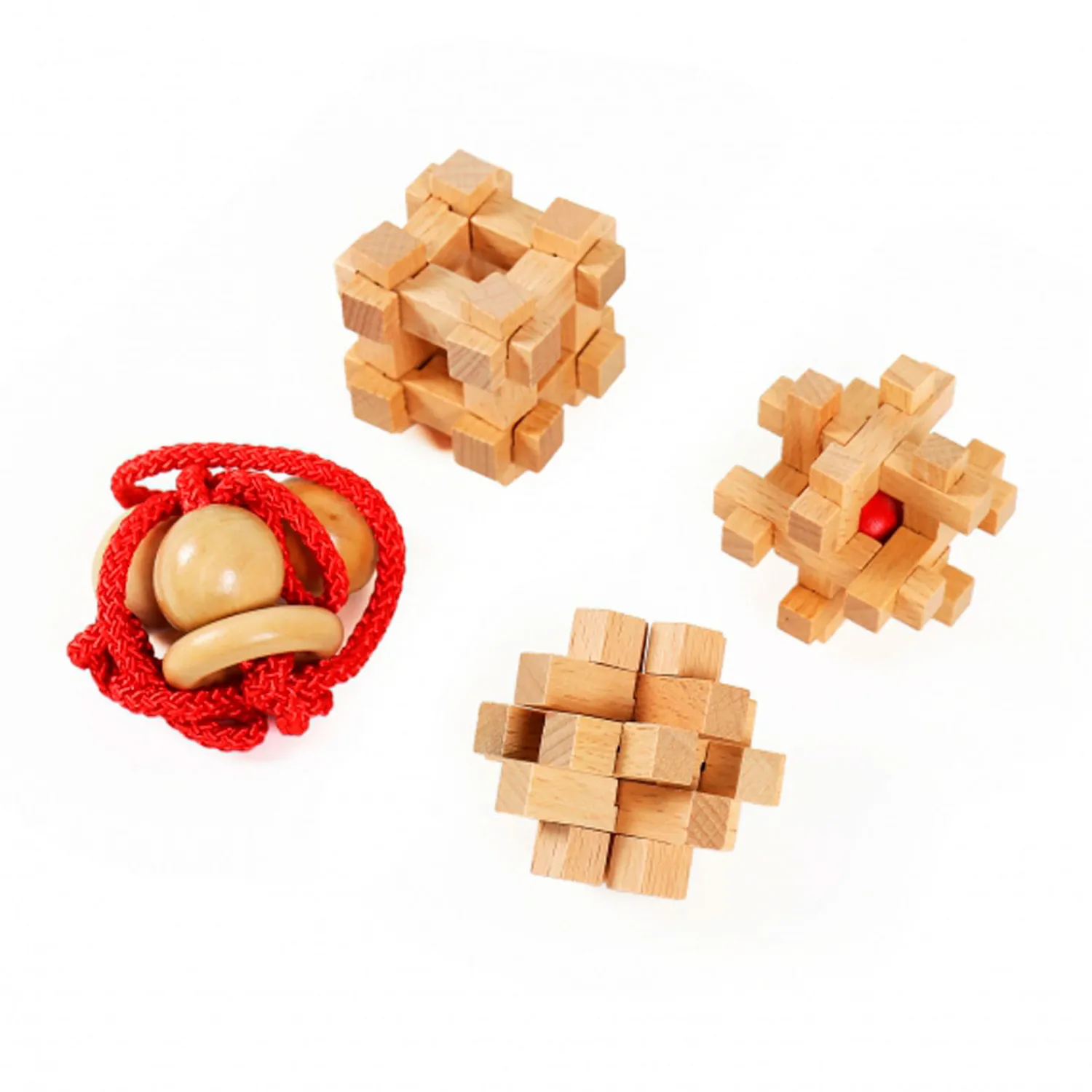 Houten Breinpuzzels Extreme, 4st.>Eureka Best